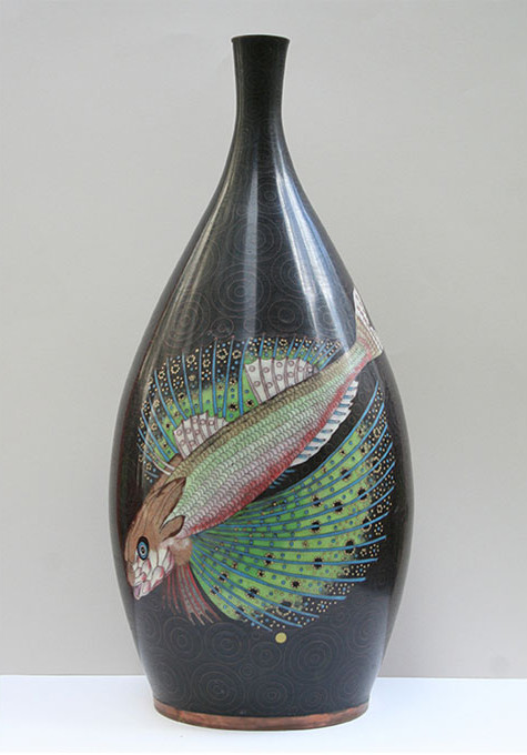 Cloisonné POISSON VOLANT