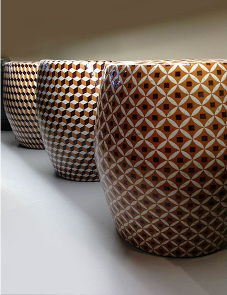 Tabourets en porcelaine "Italian Floors"